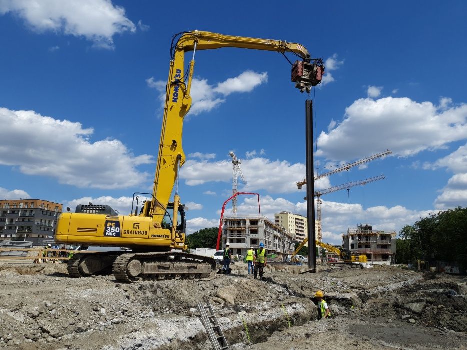 Palowanie pod domy, mikropale, pale wiercone CFA, fundamenty palowe