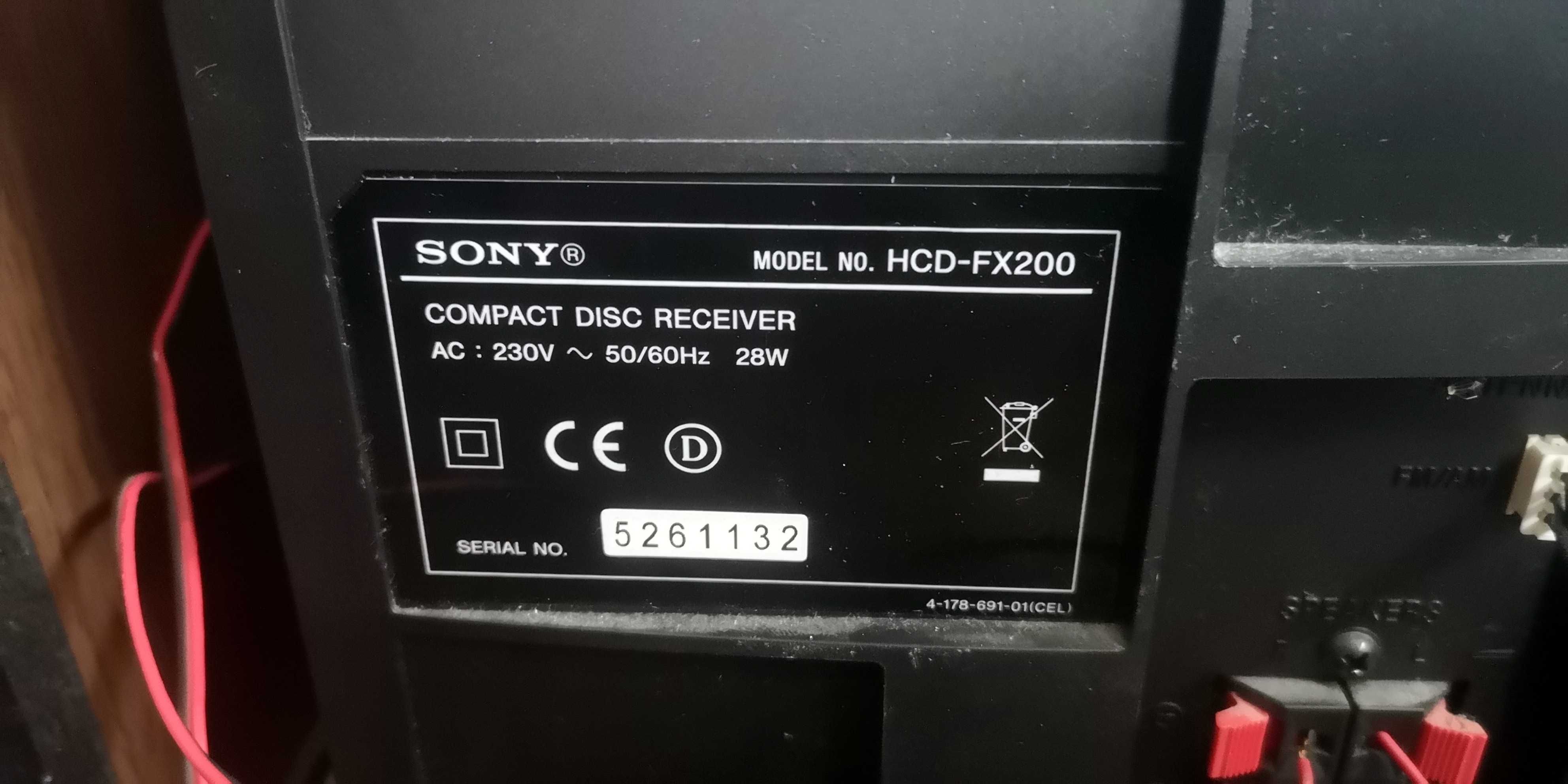 Mini wieża SONY HCD-FX200