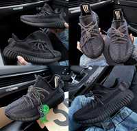Кроссовки Adidas Yeezy Boost 350 v2 Black Non-Reflective 36-46 Топ