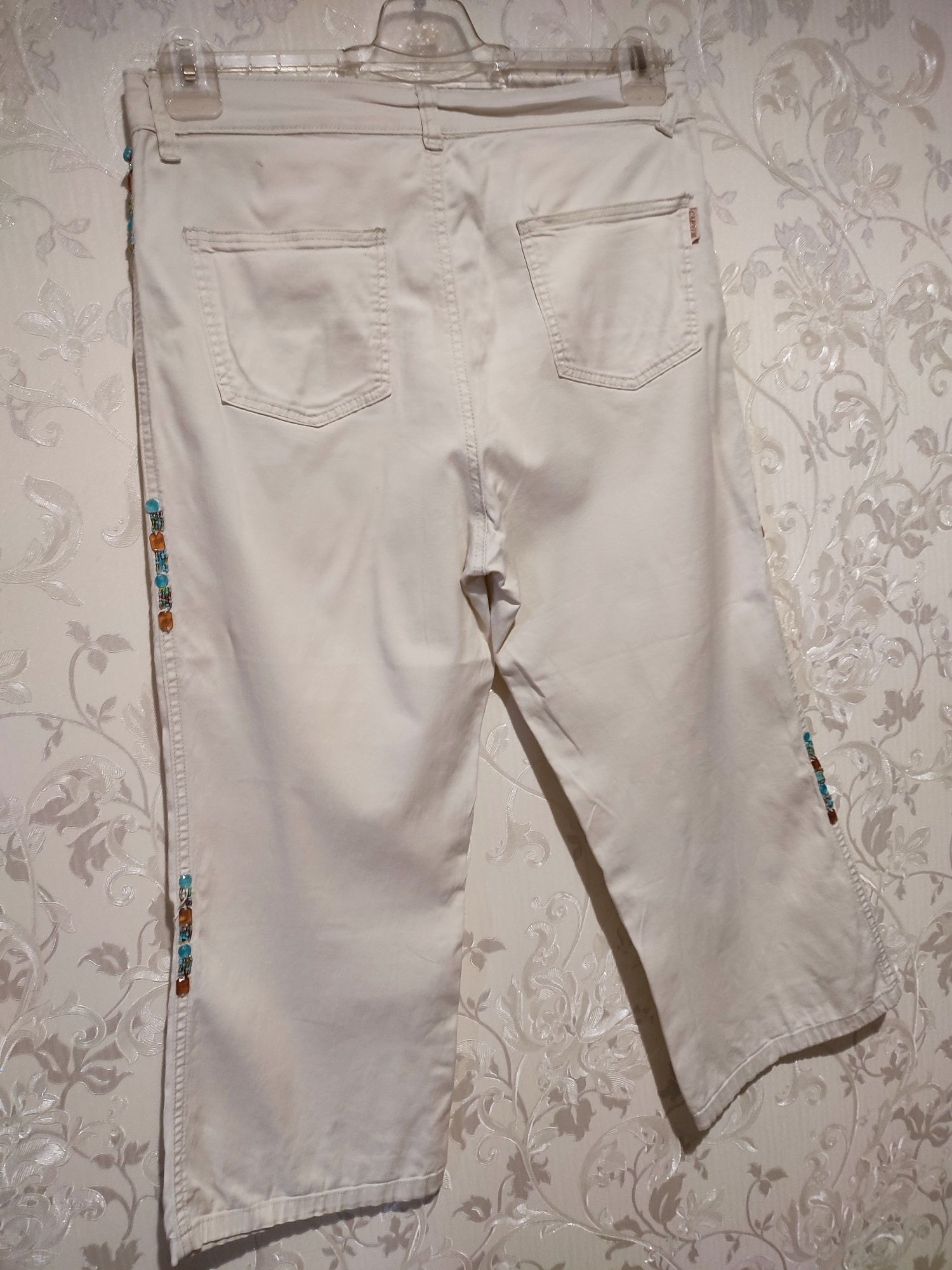 Стрейчеві укорочені брюки штани великого розміру батал бриджі