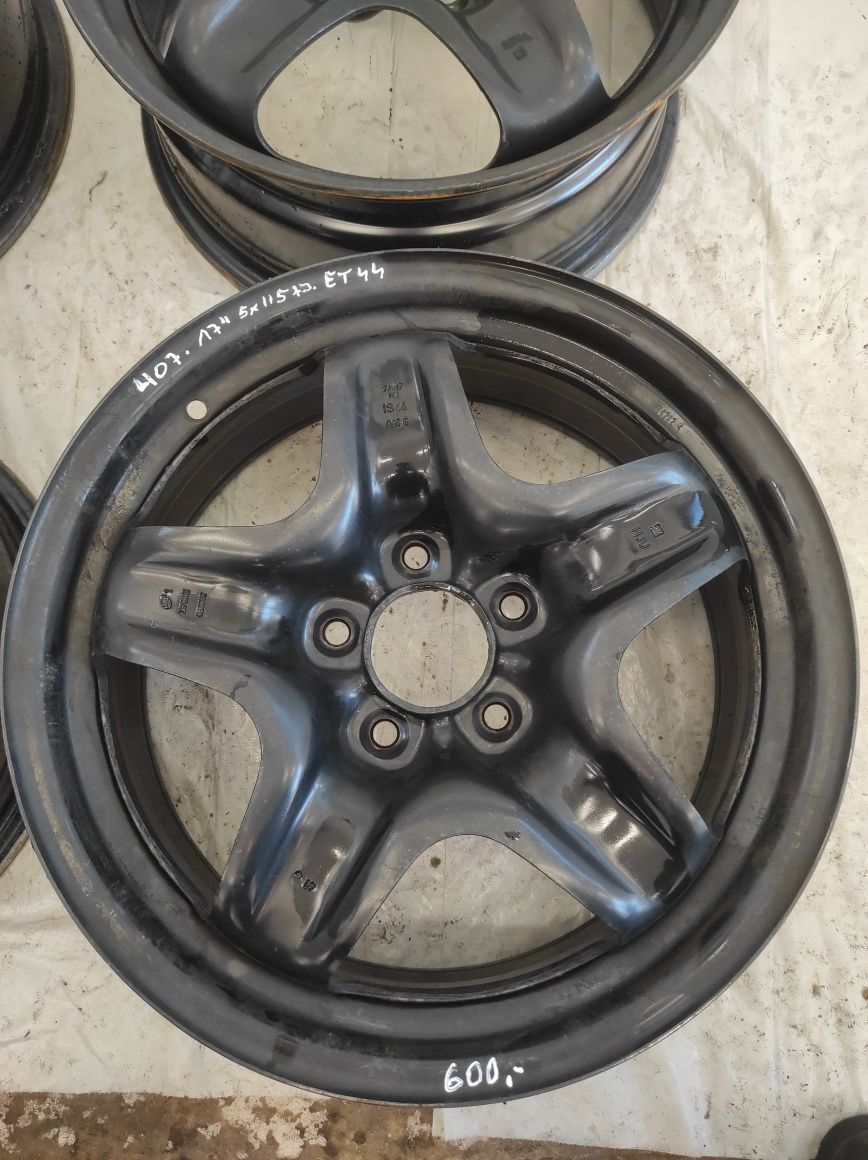 407 Felgi stalowe ORYGINAŁ OPEL R 17 5x115 Bardzo Ładne