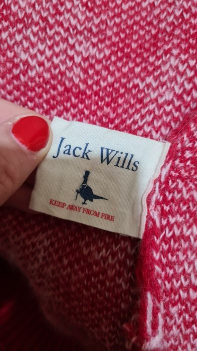 Przecudny sweter sweterek z wełną lambswool wool