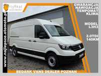 Volkswagen Crafter L3H3,Nawigacja, klima tempomat, czujniki  L3H3, Gwarancja, Nawigacja, klima, tempomat, czujniki