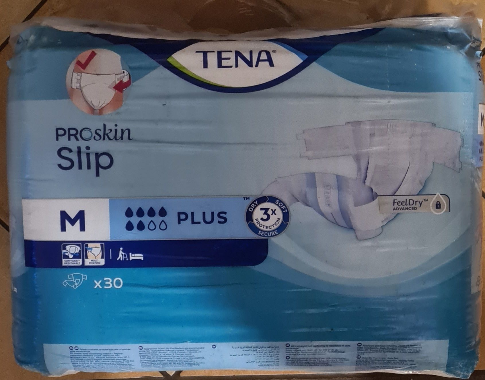 Pieluchomajtki TENA Slip Plus  Medium 30szt