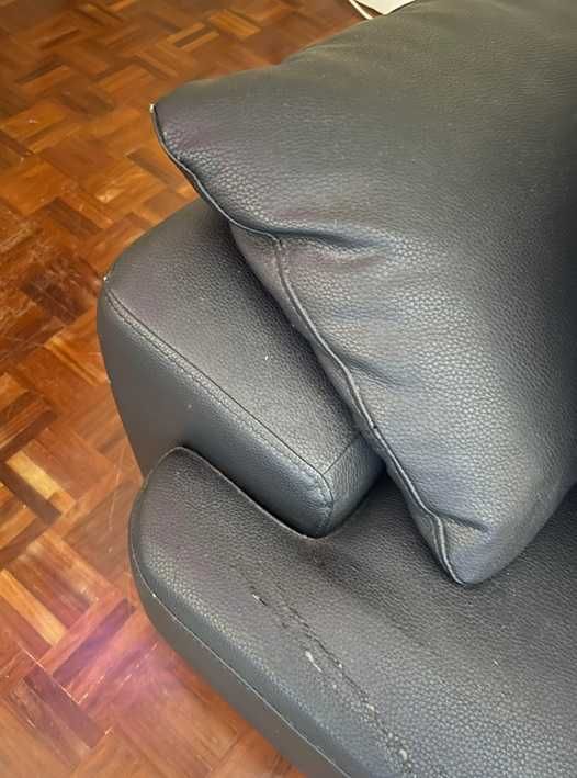 Sofa Chaise Longue a precisar de ser estufado