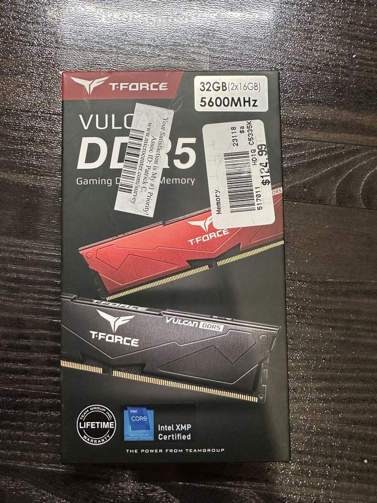 T-Force ddr5 2x16gb 5600 cl32 1.2v A-die