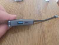 Хаб USB Cablexpert USB-C 3-в-1 USB/HDMI/PD (A-CM-COMBO3-02)