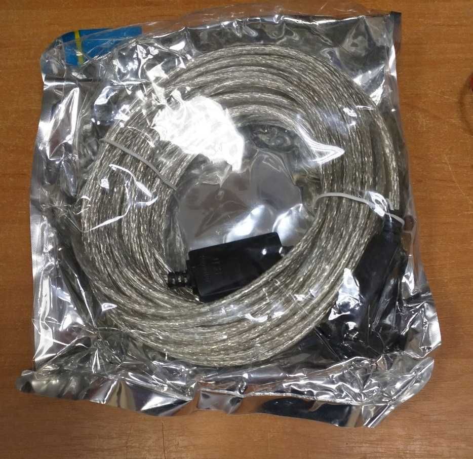 Активний USB подовжувач Defender USB 2.0 AM-AF USL115 репітер 15 метр.