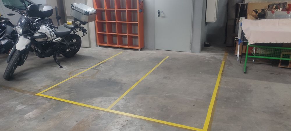 Lugar de estacionamento para moto