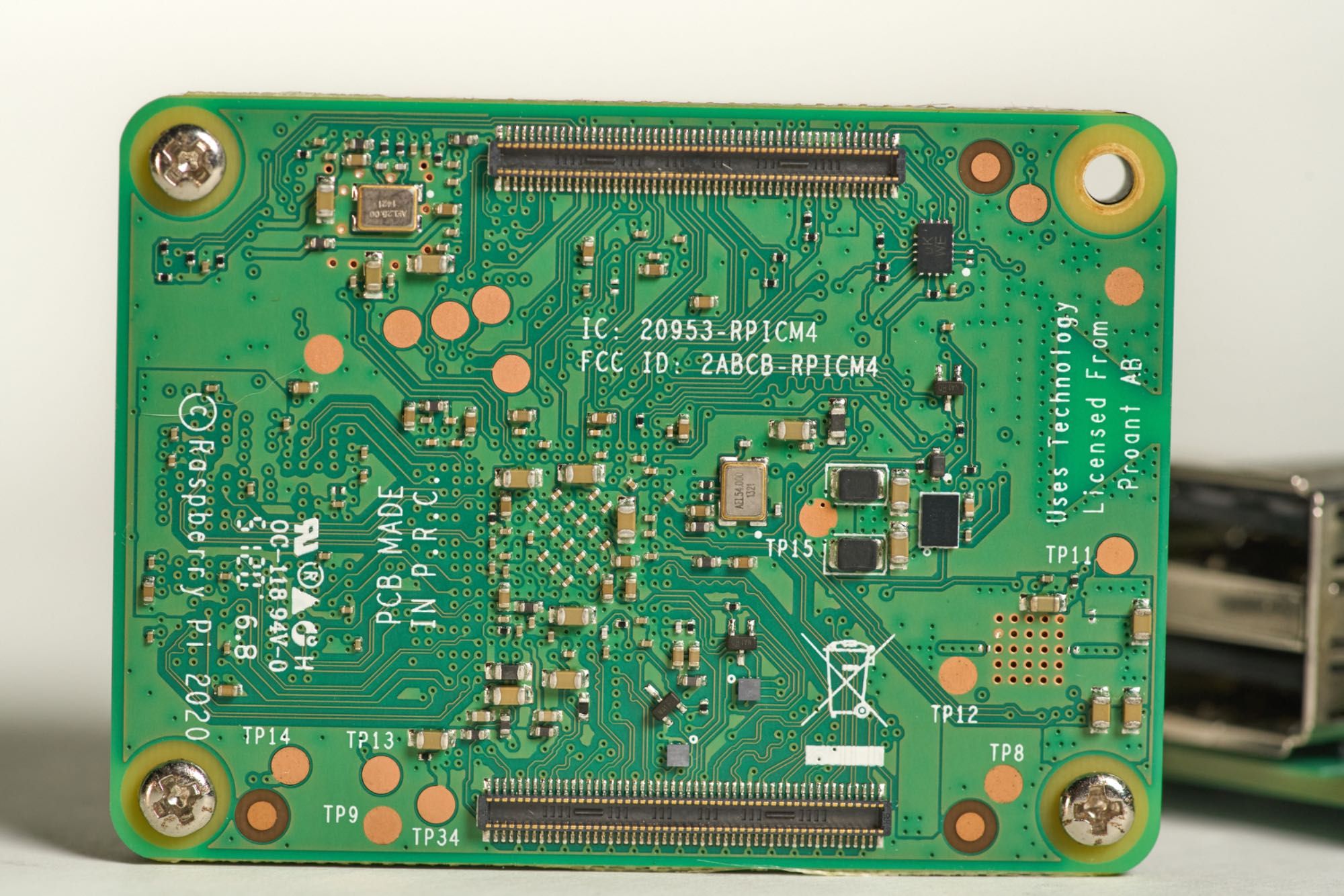 Raspberry pi cm4 8gb ram + 16Gb eMMC+ Bluetooth e wifi + io board