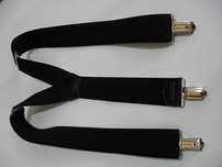 Szelki unisex czarne 3,5cm Y - NOwe