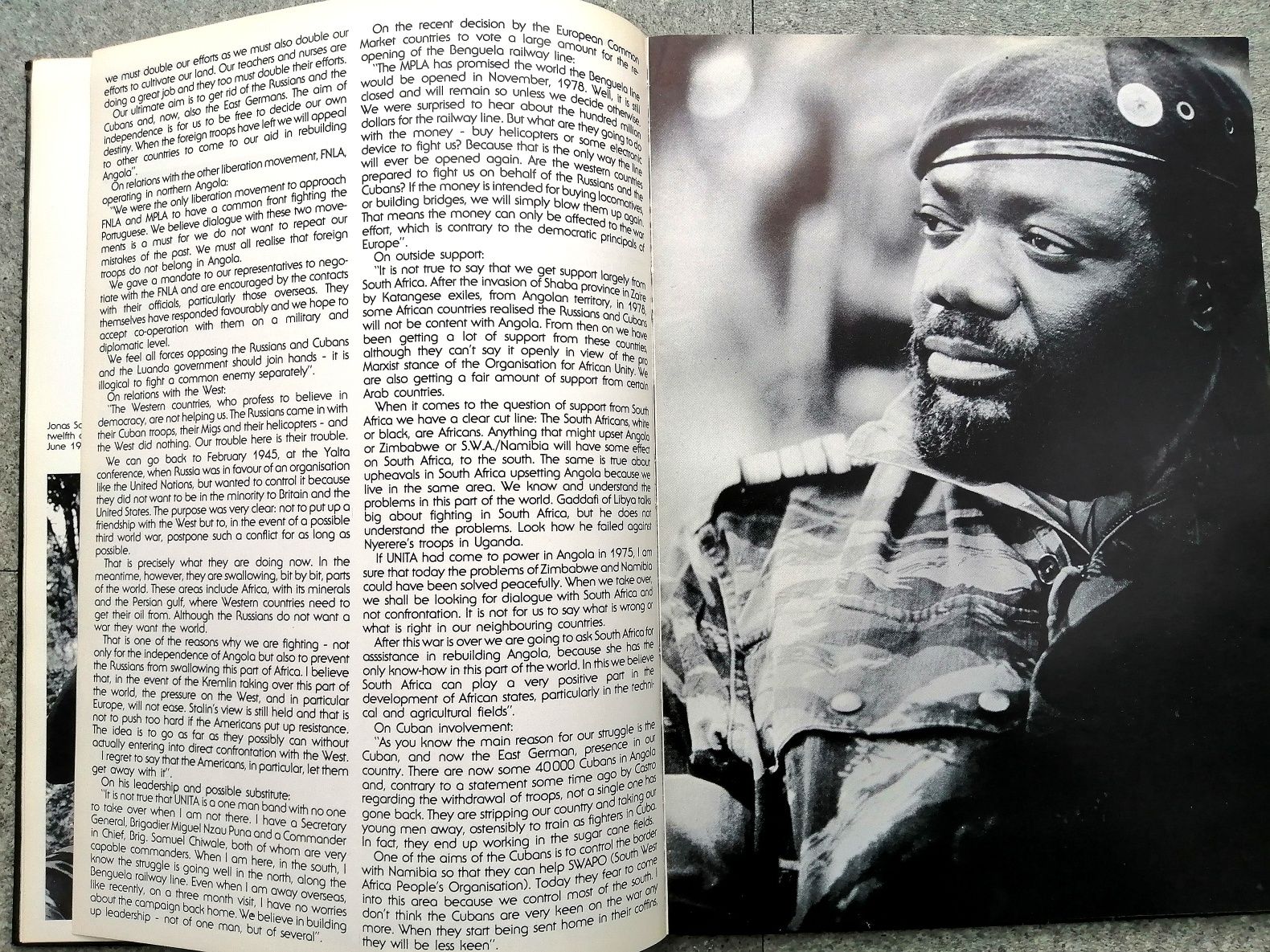 SAVIMBI'S ANGOLA - Cloete Breytenbach (raridade)