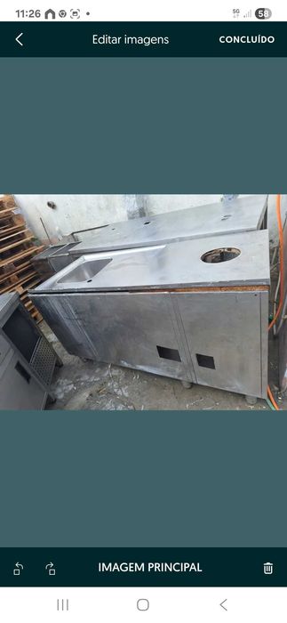Bancadas em inox varias medidas