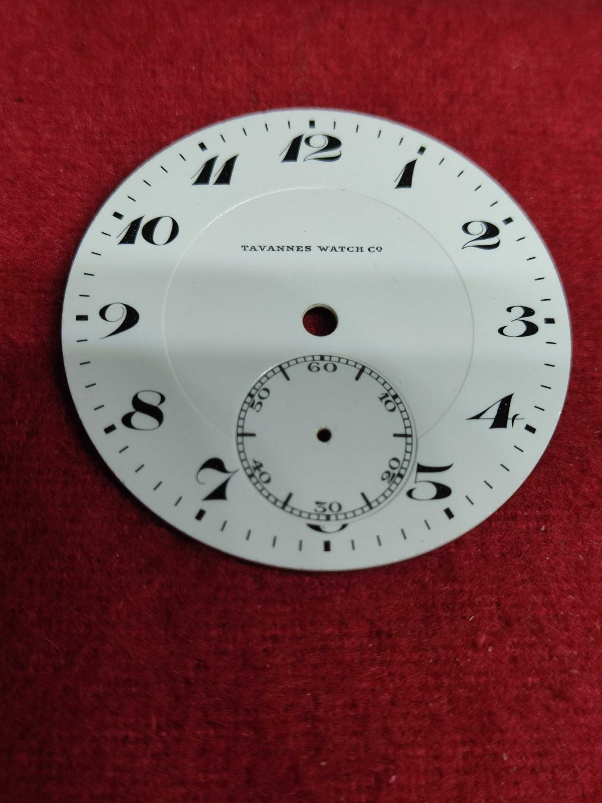 Tavannes, 2 mostradores relogio bolso, 553