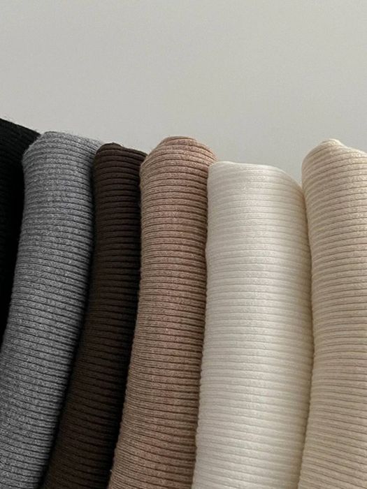 Гольф водолазка в рубчик