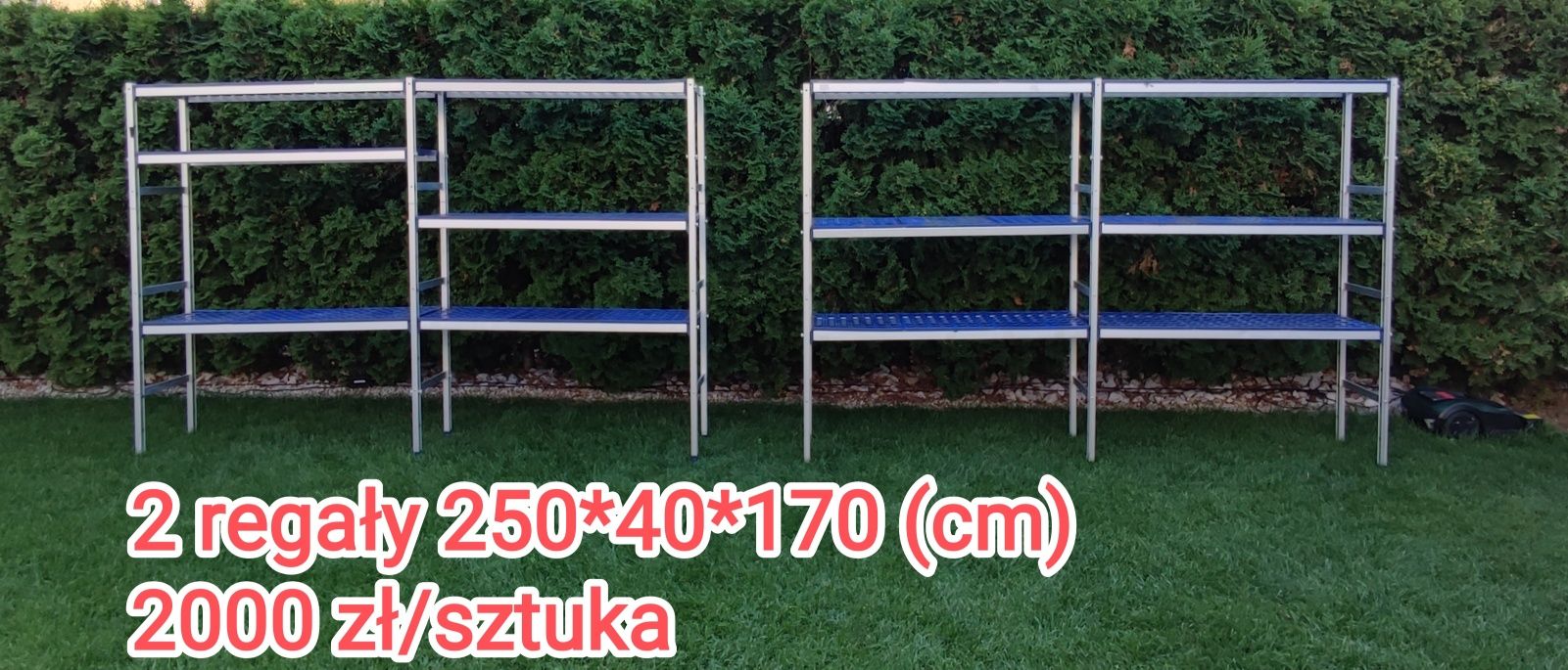 Regał do masarni, regał do chłodni, regały magazynowe z kwasówki