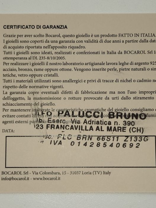 Сережки BOCAROL біжутерія