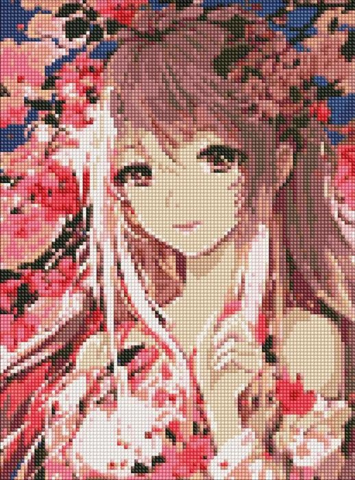 Diamentowa mozaika - Wiosenny nastrój 30x40cm Ideyka pudełko,304x406