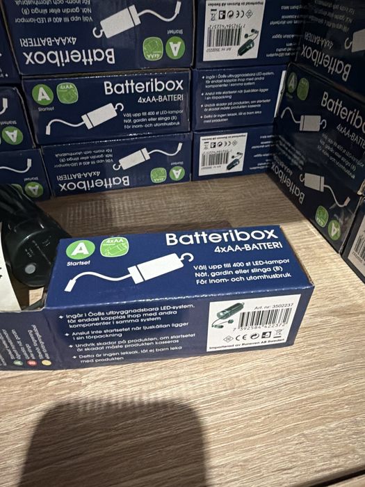 Batteribox 4×AA – pudełko na baterie do systemu LED (startset)