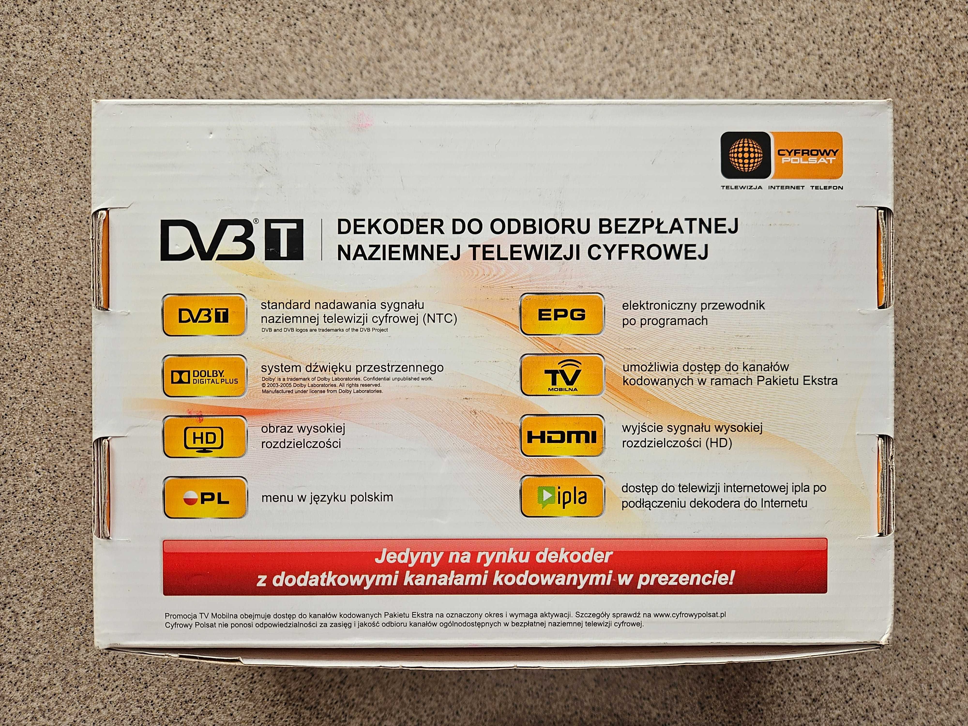 Dekoder do odbioru naziemnej TV cyfrowej
