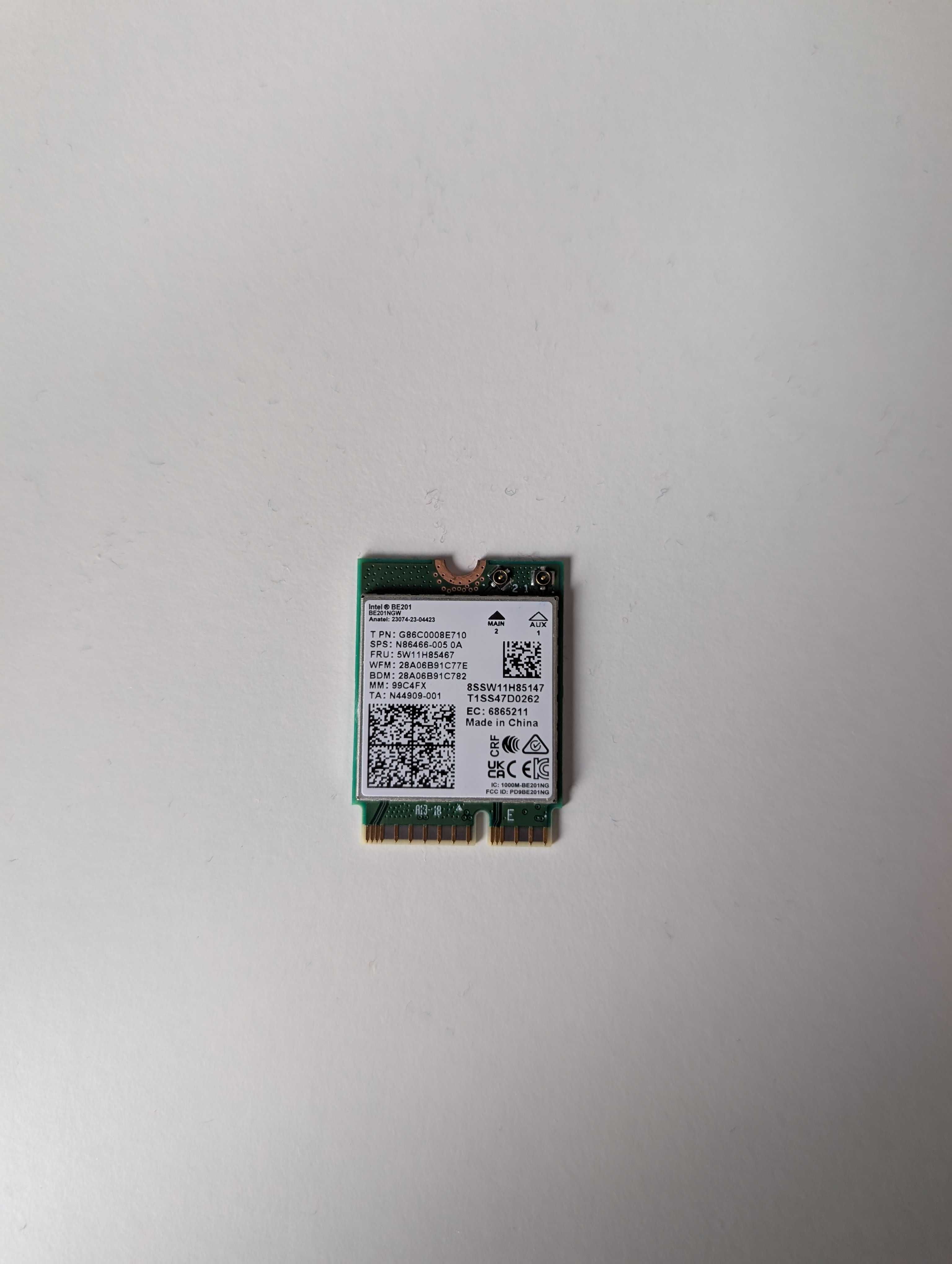 Intel Wi-Fi 7 BE201