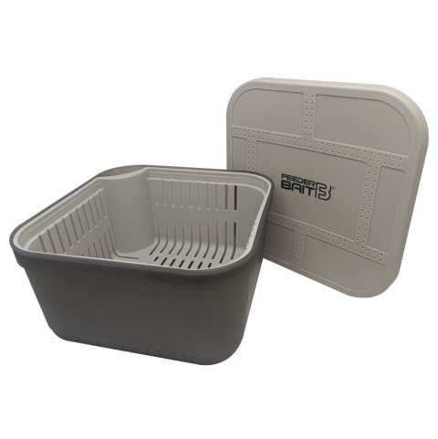 Box z sitkiem do pelletu 1,9L Feeder Bait