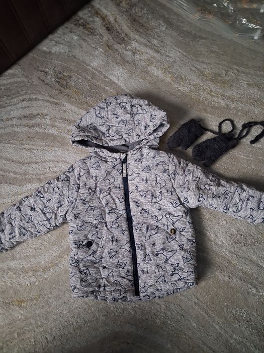 Kurtka zimowa r. 86 gratis rękawiczki