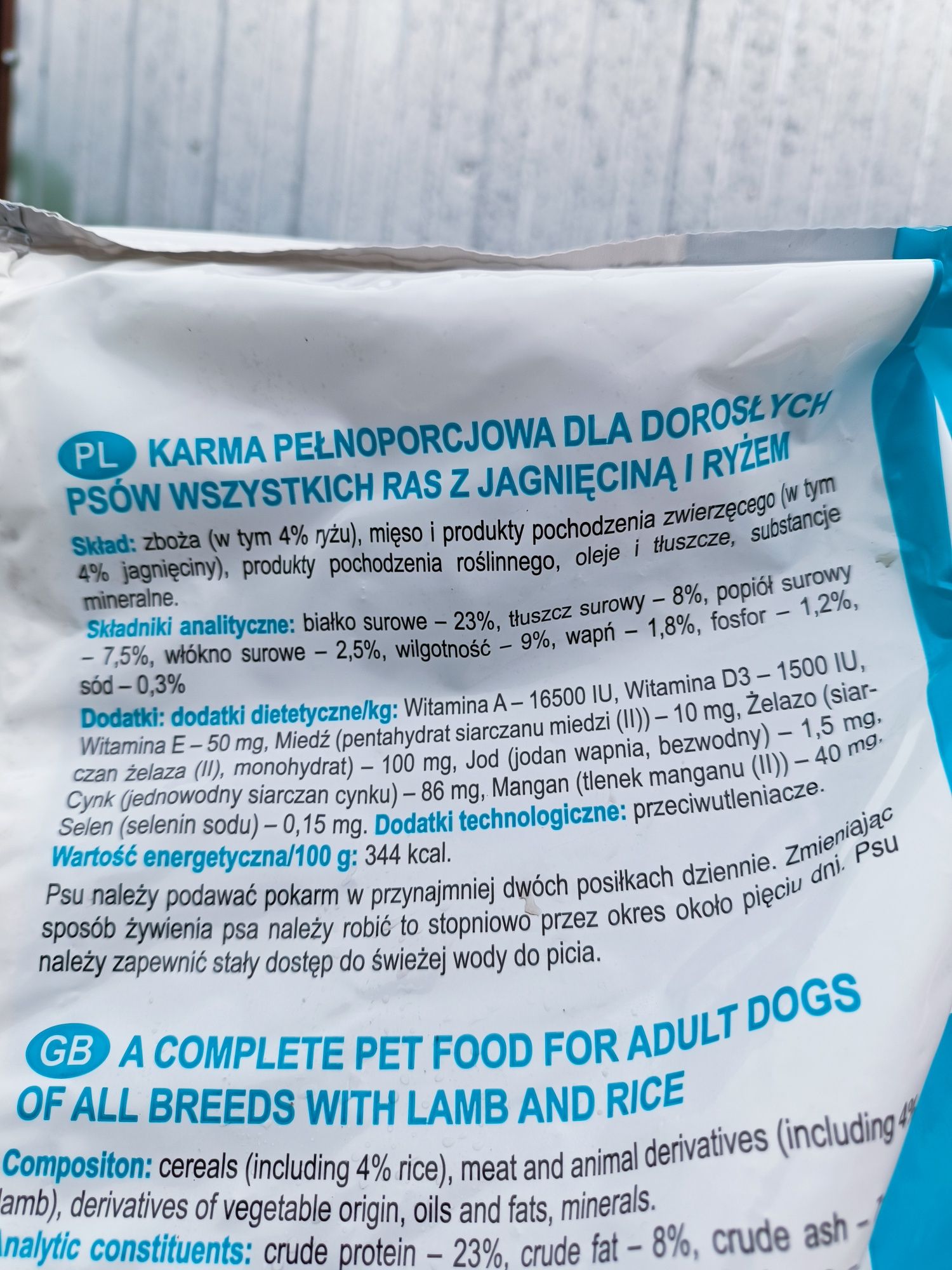 Karma sucha Rafi z jagnięcina 2 x 10kg