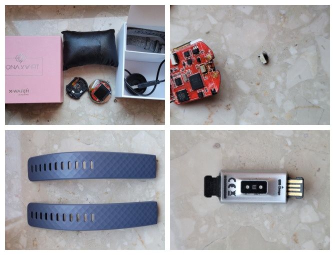 Zestaw Smartwatch/Smartband Sprawne i uszkodzone