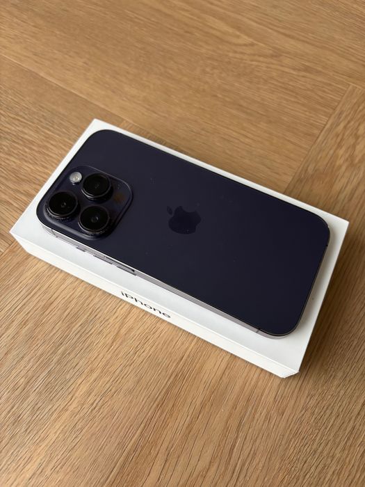 Idealny iPhone 14 Pro 128 GB PURPLE w PERFEKCYJNY!