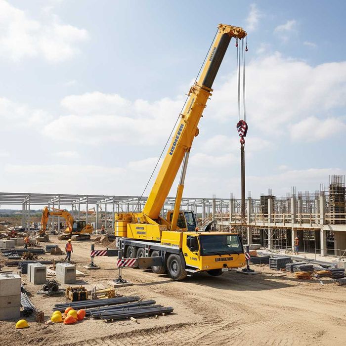 Оренда автокран 90т / Оренда автокрана Liebherr LTM 1090