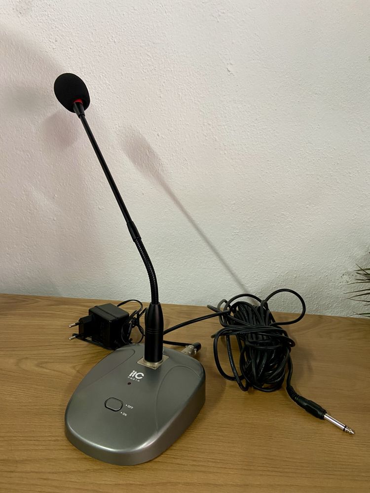 Microfone ITC T-621A – Ótimo estado!