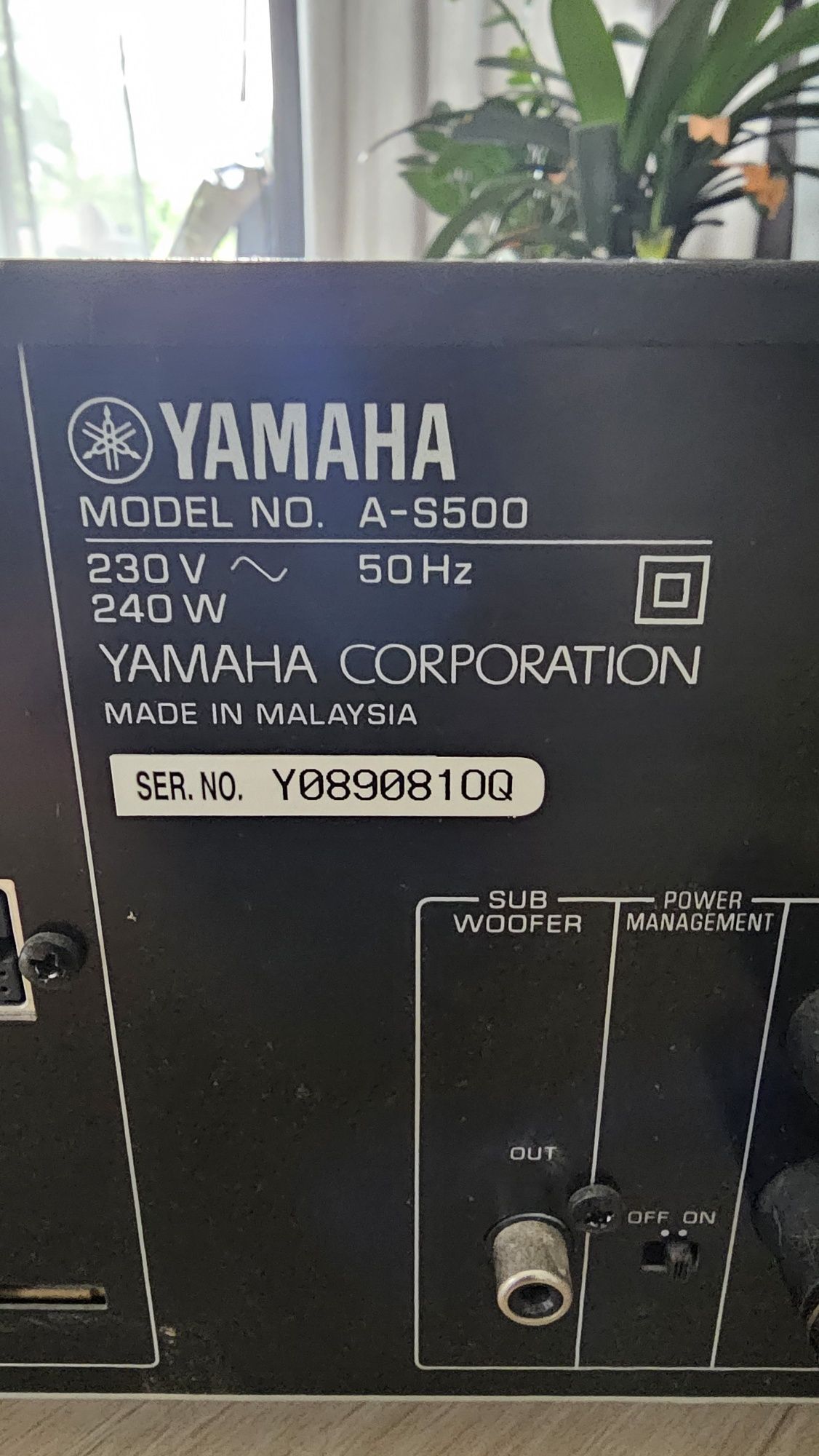 Super zestaw amplituner/wzmacniacz YAMAHA A-S500 +KOLUMNY Q-ACOUSTICS