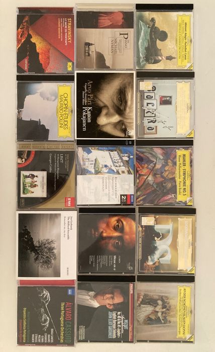 Lote de 15 CDs audiõfilos Música Clássica