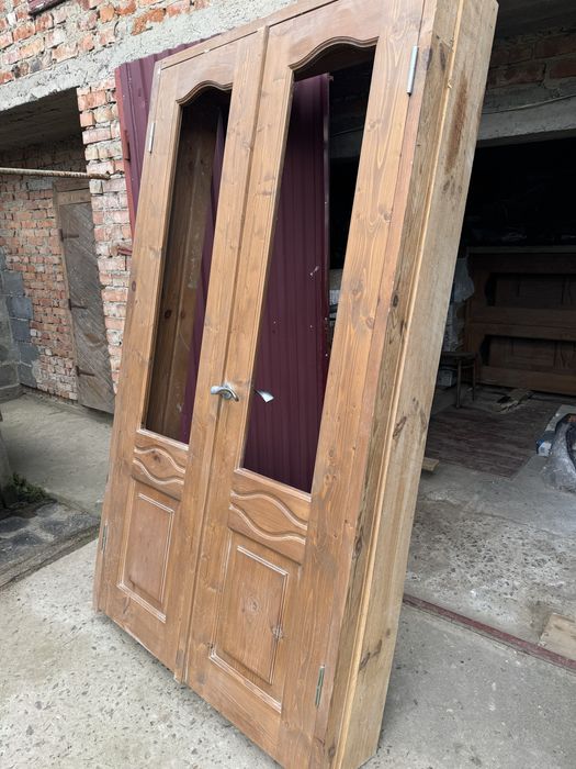 Двері міжкімнатні, деревʼяні, сосна, 220:122