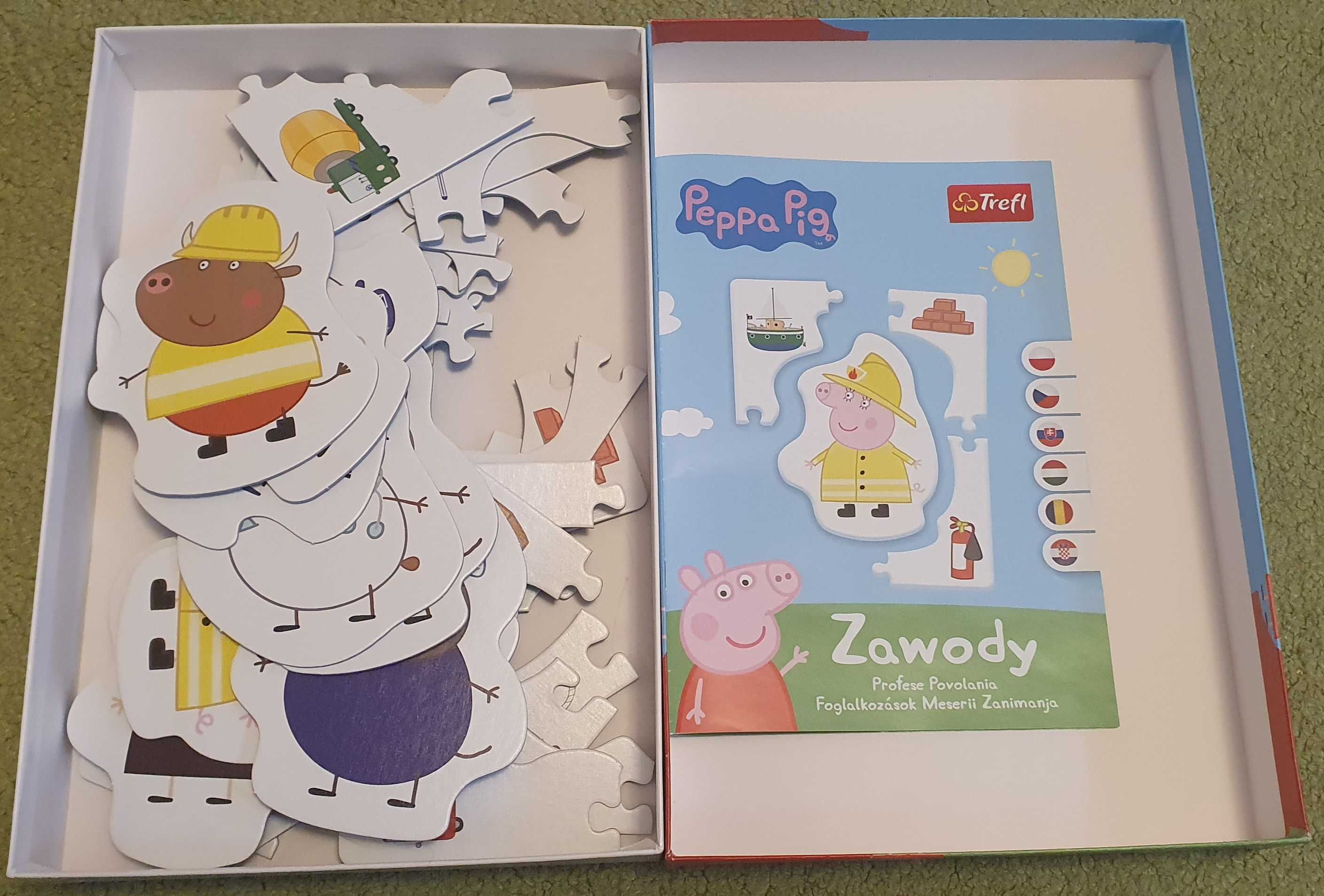 Świnka Peppa - koc, plecak, maskotka, puzzle