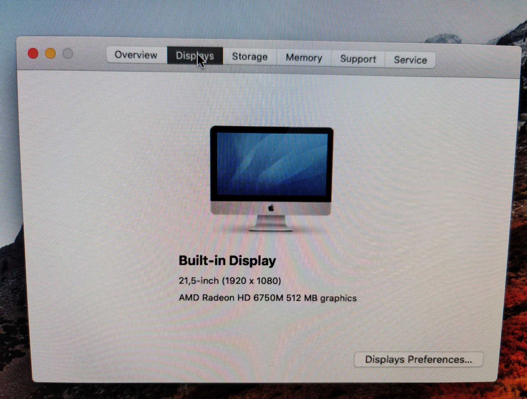 Apple iMac 21.5" Mid 2011 i5