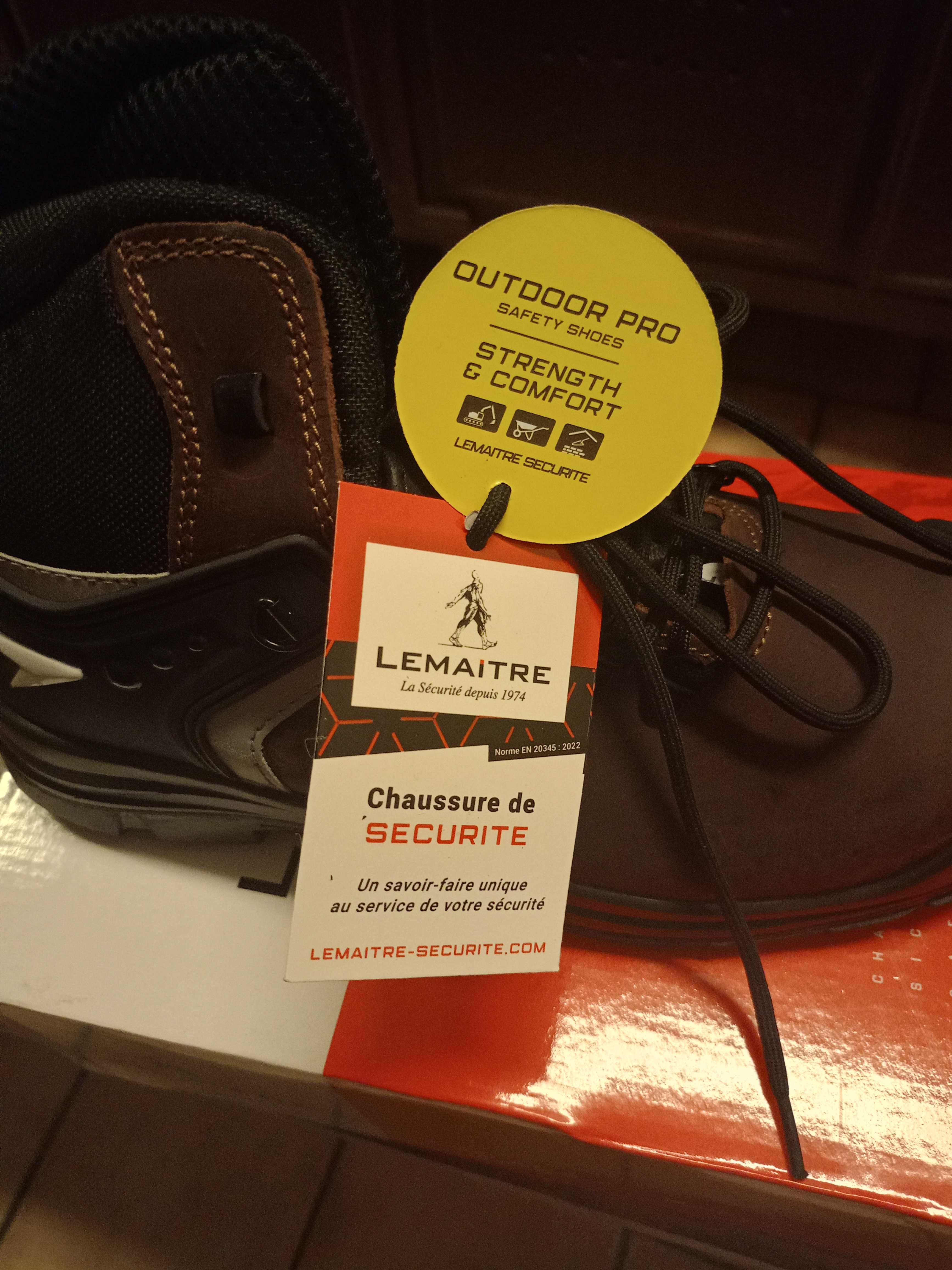 Lemaitre BUTY ROBOCZE rozmiar 42 MAX UK BROWN 2.0 S3 SRC