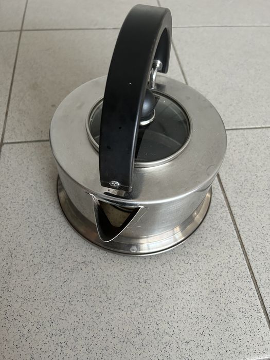 Chaleira em inox vintage