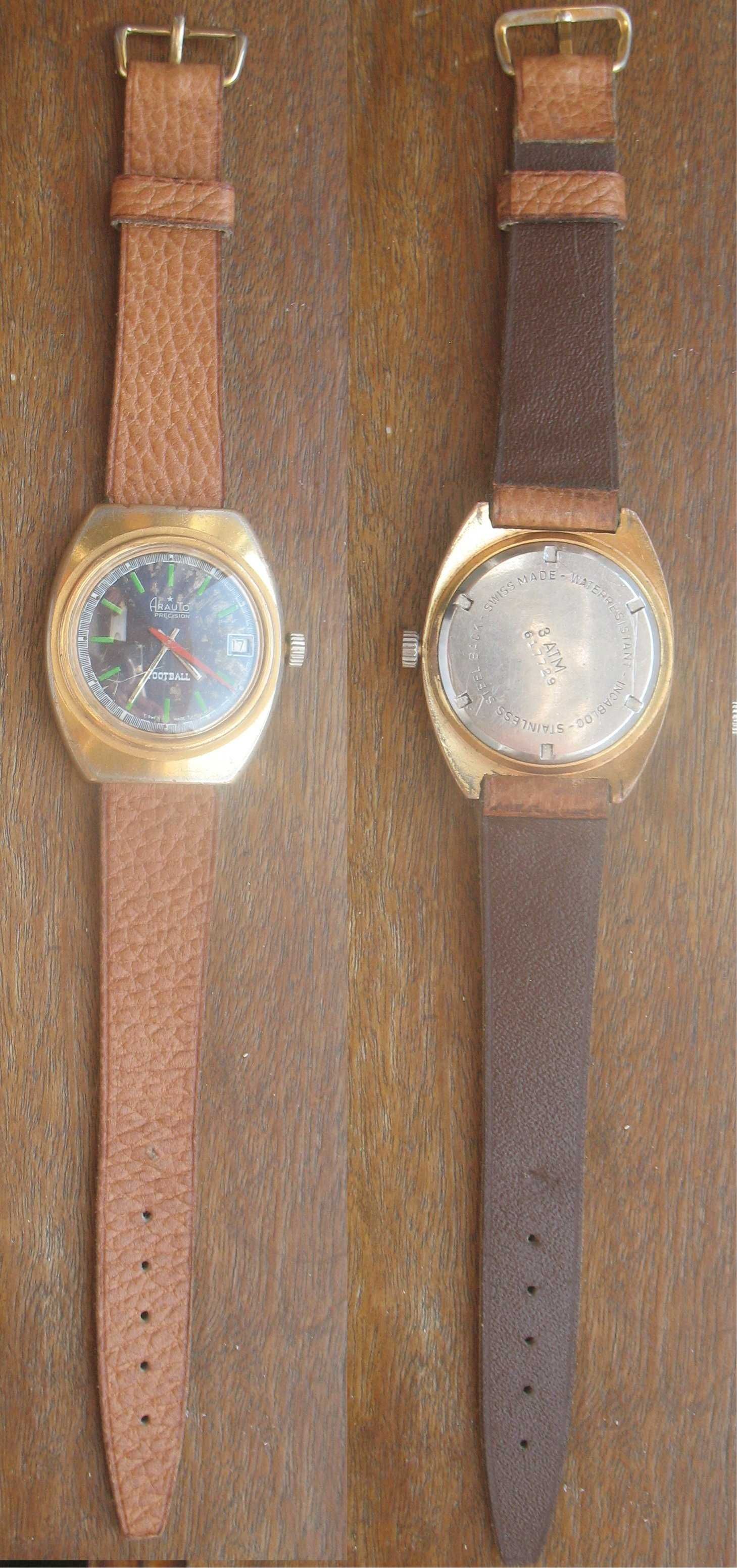 Relógio de Corda Vintage - Arauto - Precision - Football - Swiss Made