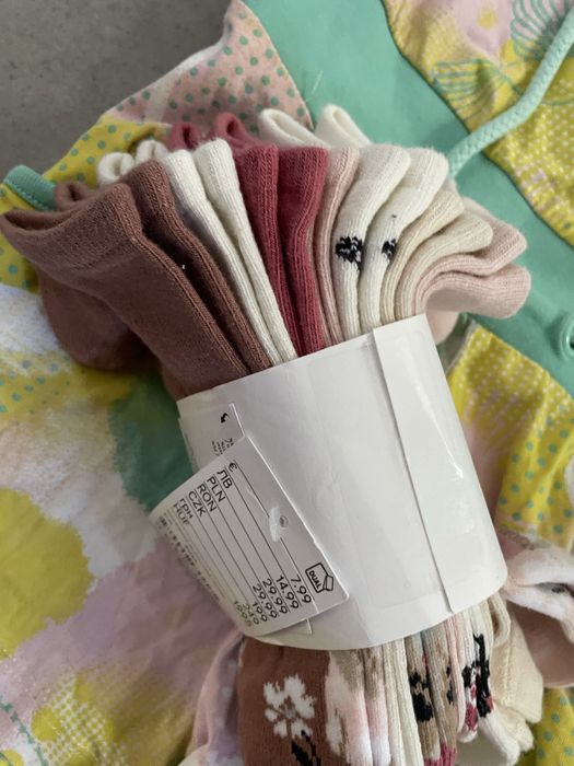 Nowy 7 pak skarpetek H&M 31-33 + gratis