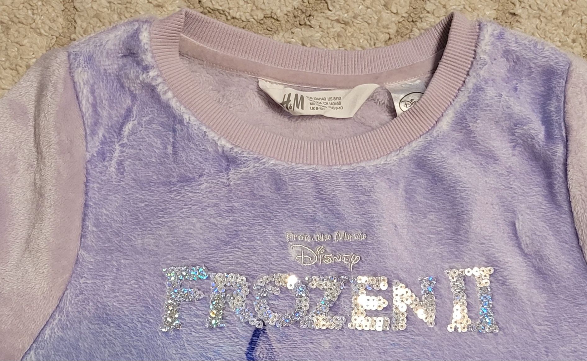 Bluza polarowa Frozen 2 dla dziewczynki roz. 134/140
