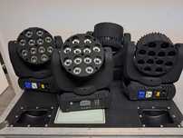 Moving head wash sheads
