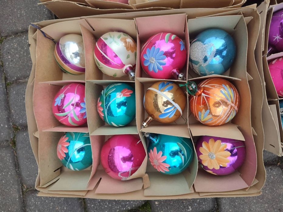 Stare bombki choinkowe z PRL-u rezerwacja