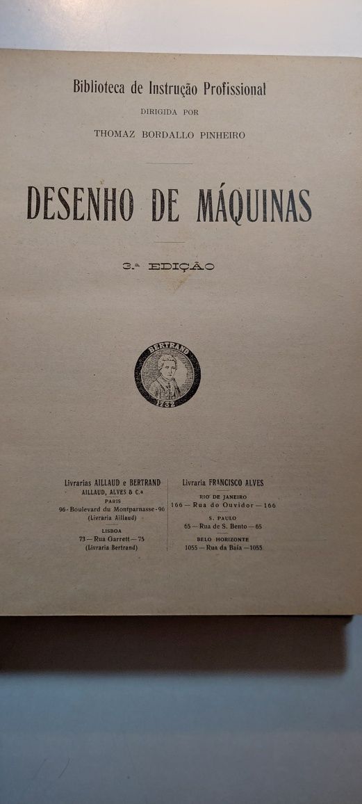 Desenho de Máquinas - Thomaz Bordallo Pinheiro (3ª edição)