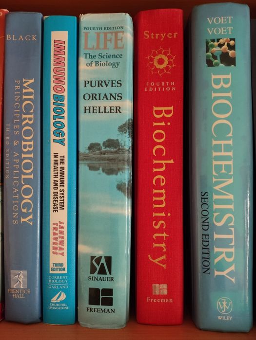Livros Física, Química, Bioquímica, Biologia e Matemática