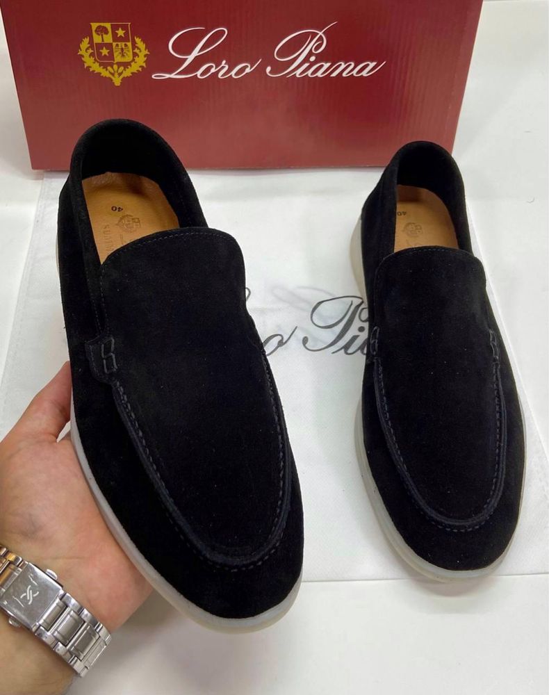 Лофери Loro Piana натуральна замша