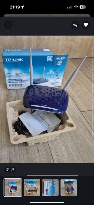 TP-Link TD-W8960N - router/modem ADSL2+ standard N, 300Mb/s
