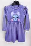 Sukienka dla dziewczynki Stitch 80 Welur WYPRZEDAŻ