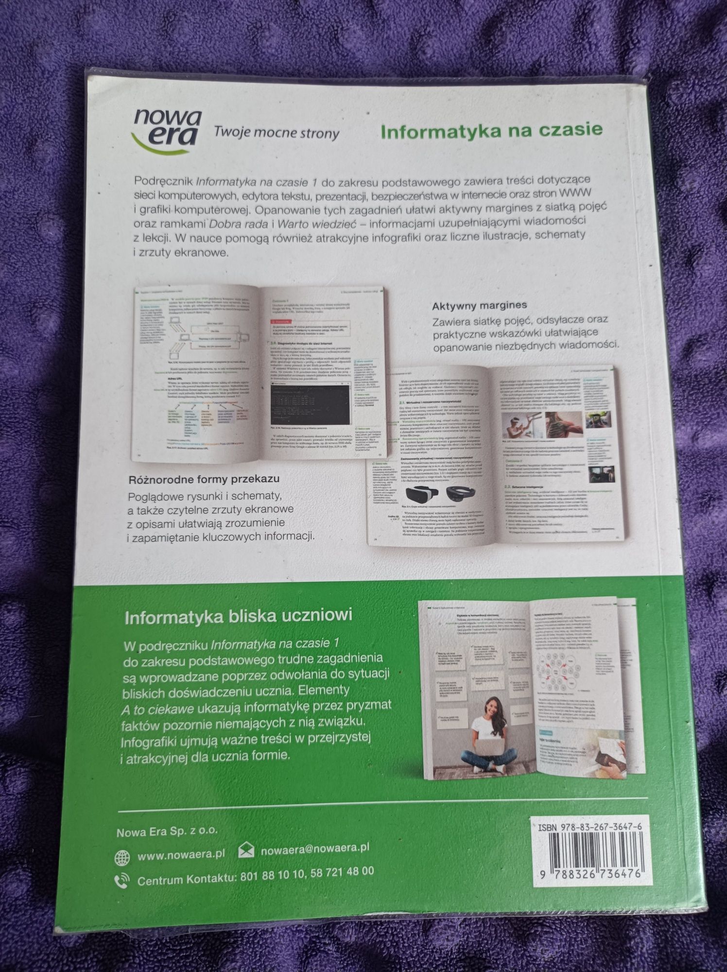 Informatyka na czasie 1 Podręcznik Zakres podstaw.